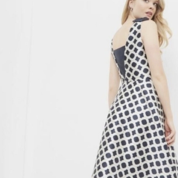 Ted Baker London Dresses & Skirts - Ted Baker Blushing Rose Geo Dress with added blue panel to hem